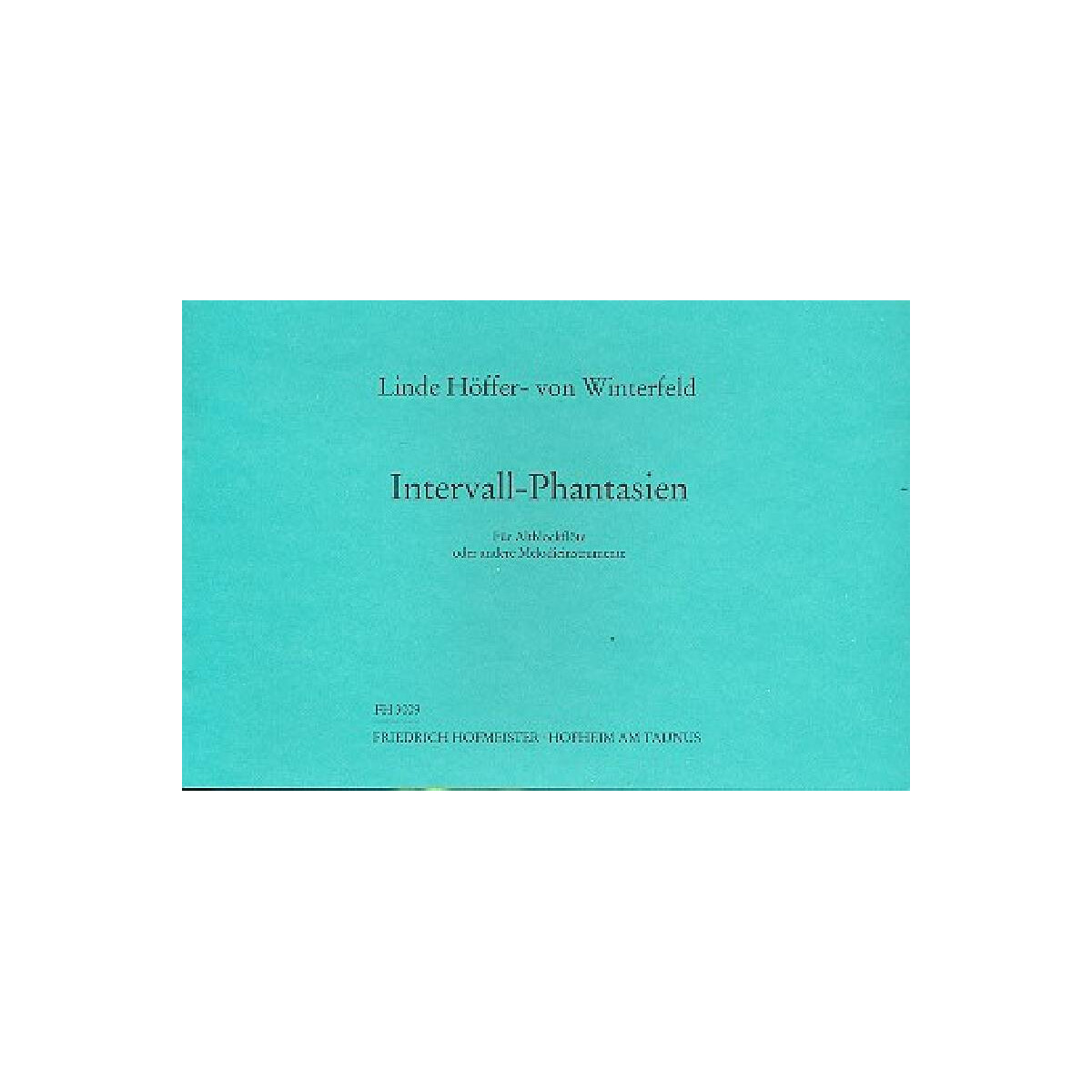 Intervall-Fantasien f&uuml;r