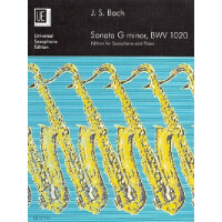 Sonata g minor BWV1020 transcribed