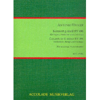 Konzert g-Moll RV496 für Fagott, Streicher und Cembalo