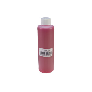 Eurolite UV-active stamp ink, transparent red, 250ml