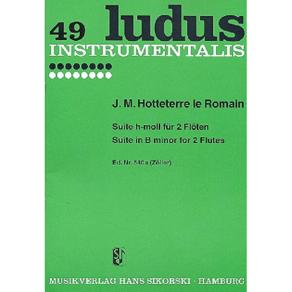 Suite h-Moll für 2 Flöten