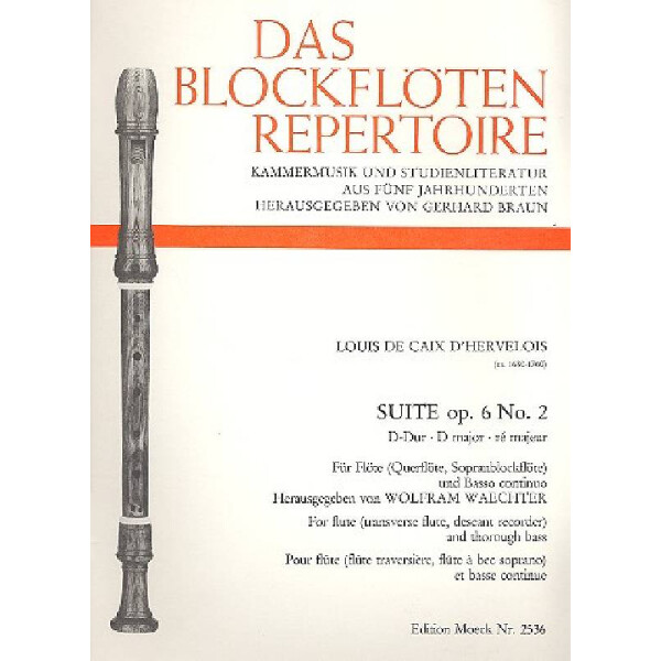 Suite D-Dur op.6,2 für Flöte