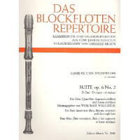 Suite D-Dur op.6,2 für Flöte