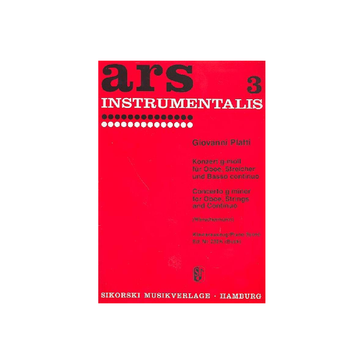 Konzert g-Moll für Oboe und Streich box