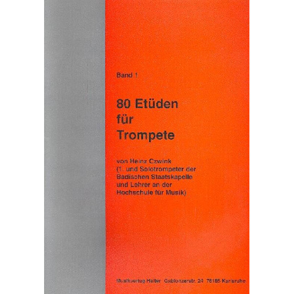 80 Etüden Band 1