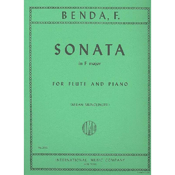 Sonata F major for flute and piano