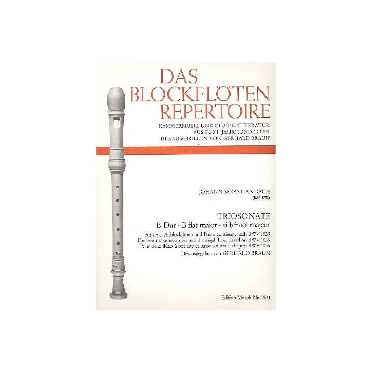 Triosonate B-Dur nach BWV1039