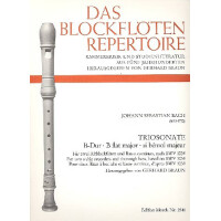 Triosonate B-Dur nach BWV1039