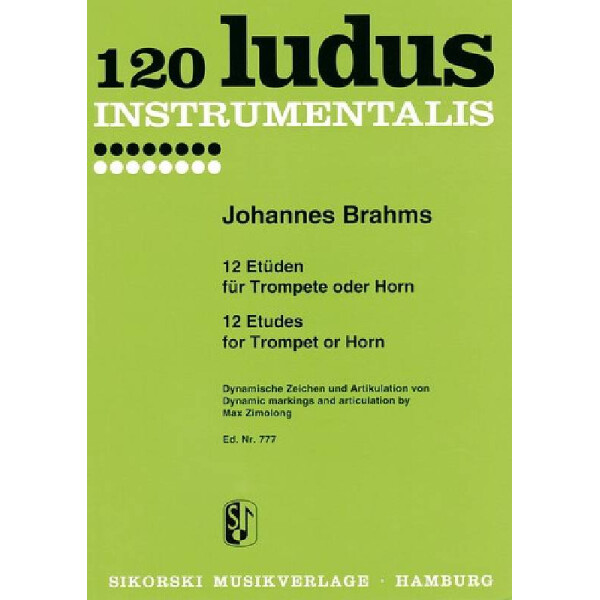 12 Etüden für Horn (trp)
