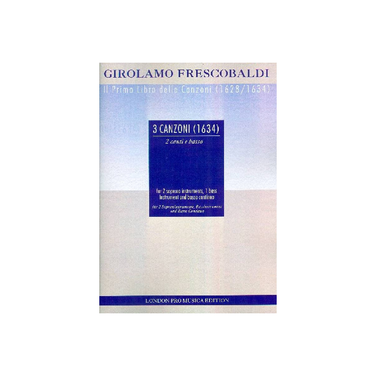 3 Canzoni di 1634 box