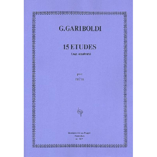 15 études pour flûte seule
