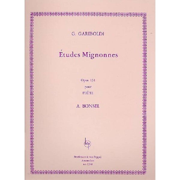 Études mignonnes op.131 pour flûte