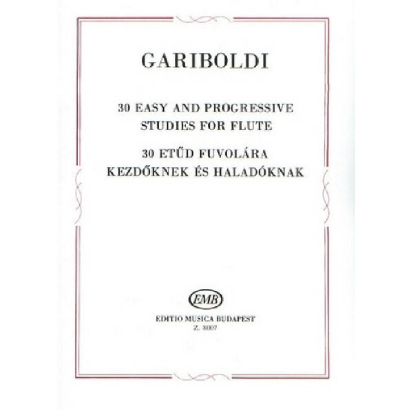 30 leichte und fortgeschrittene Flötenstudien