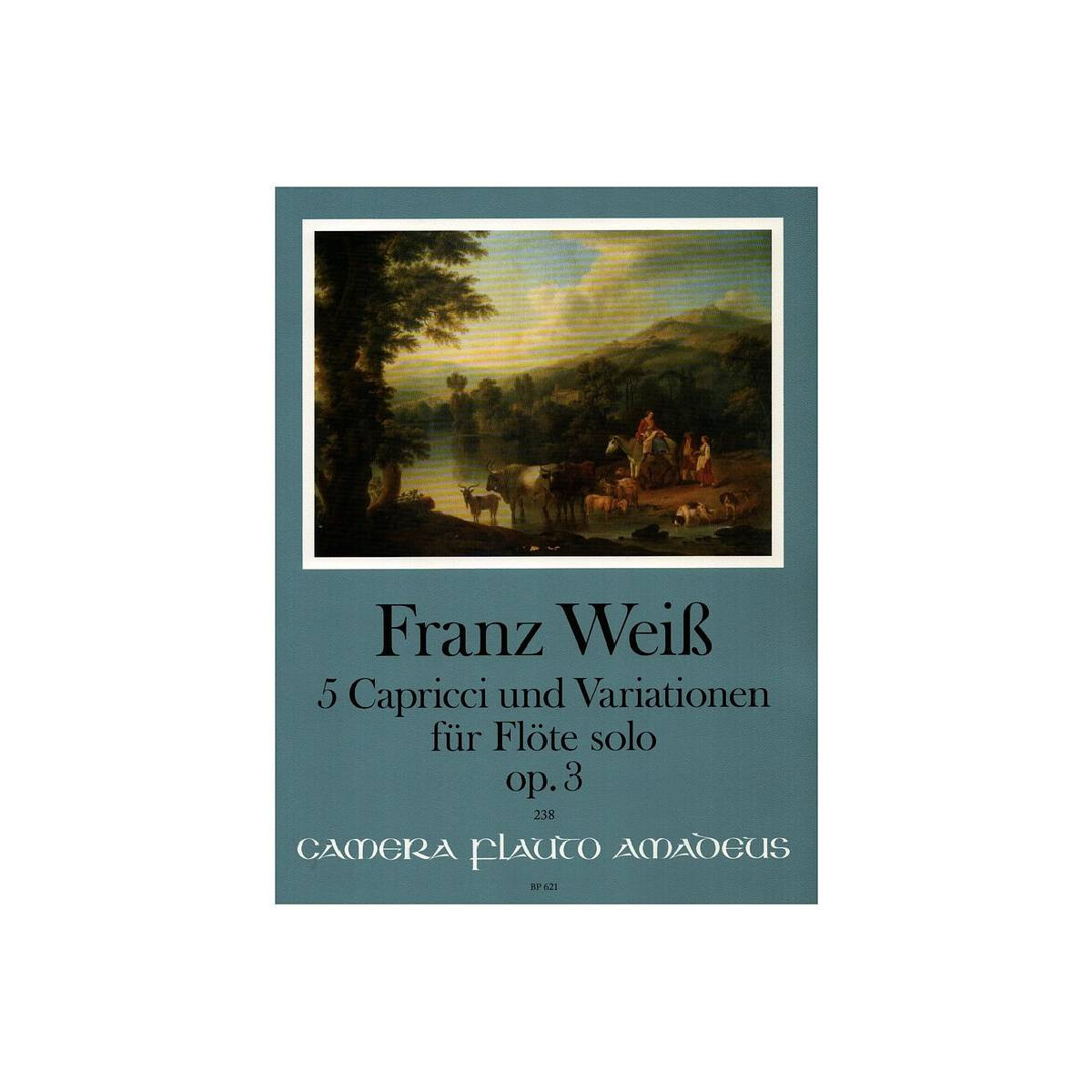 5 Capricci und Variationen op.3 box