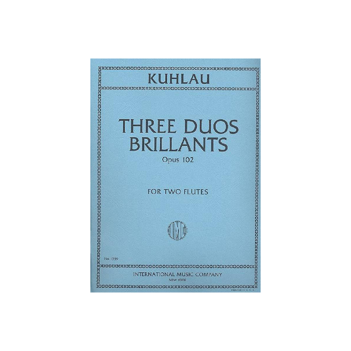 3 Duos Brillants op.102 for box
