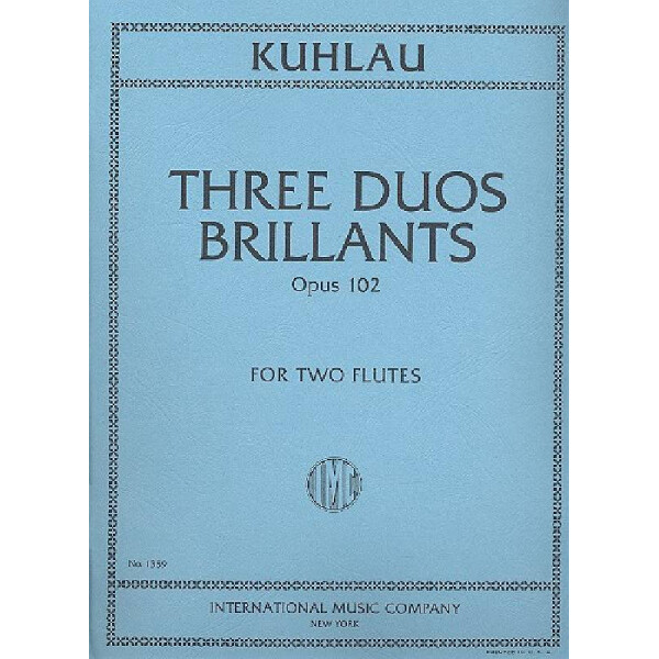 3 Duos Brillants op.102 for