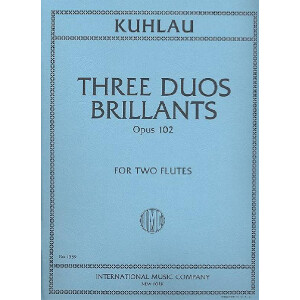 3 Duos Brillants op.102 for