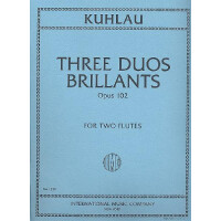 3 Duos Brillants op.102 for