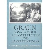 Sonate C-Dur für 2 Flöten und Bc