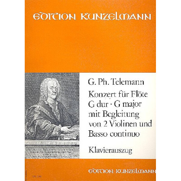 Konzert G-Dur für Flöte, 2 Violinen und