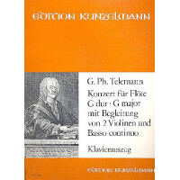 Konzert G-Dur für Flöte, 2 Violinen und