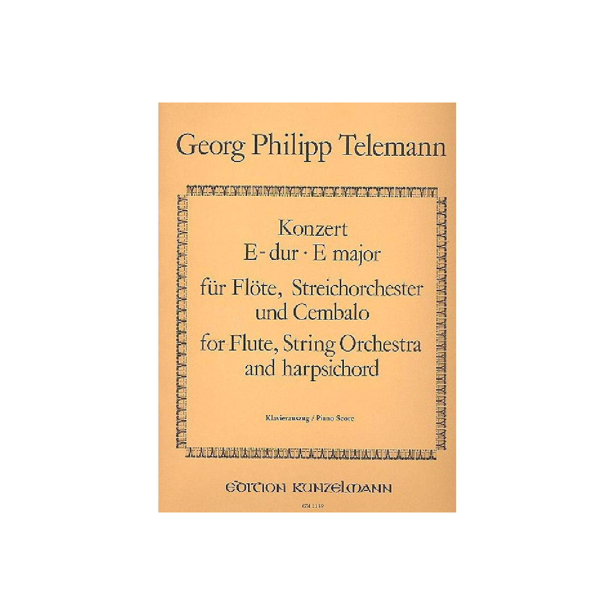 Konzert E-Dur für Flöte, box