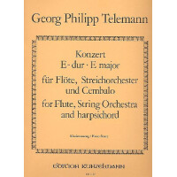Konzert E-Dur für Flöte,