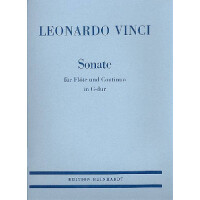 Sonate G-Dur für Flöte und Bc