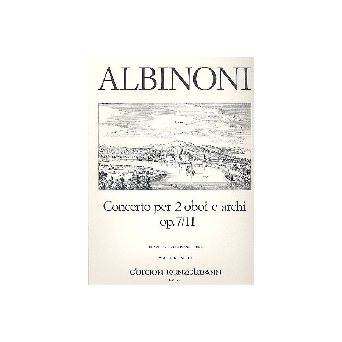 Concerto D-Dur op.7,11 für 2 Oboen box