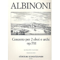 Concerto D-Dur op.7,11 für 2 Oboen