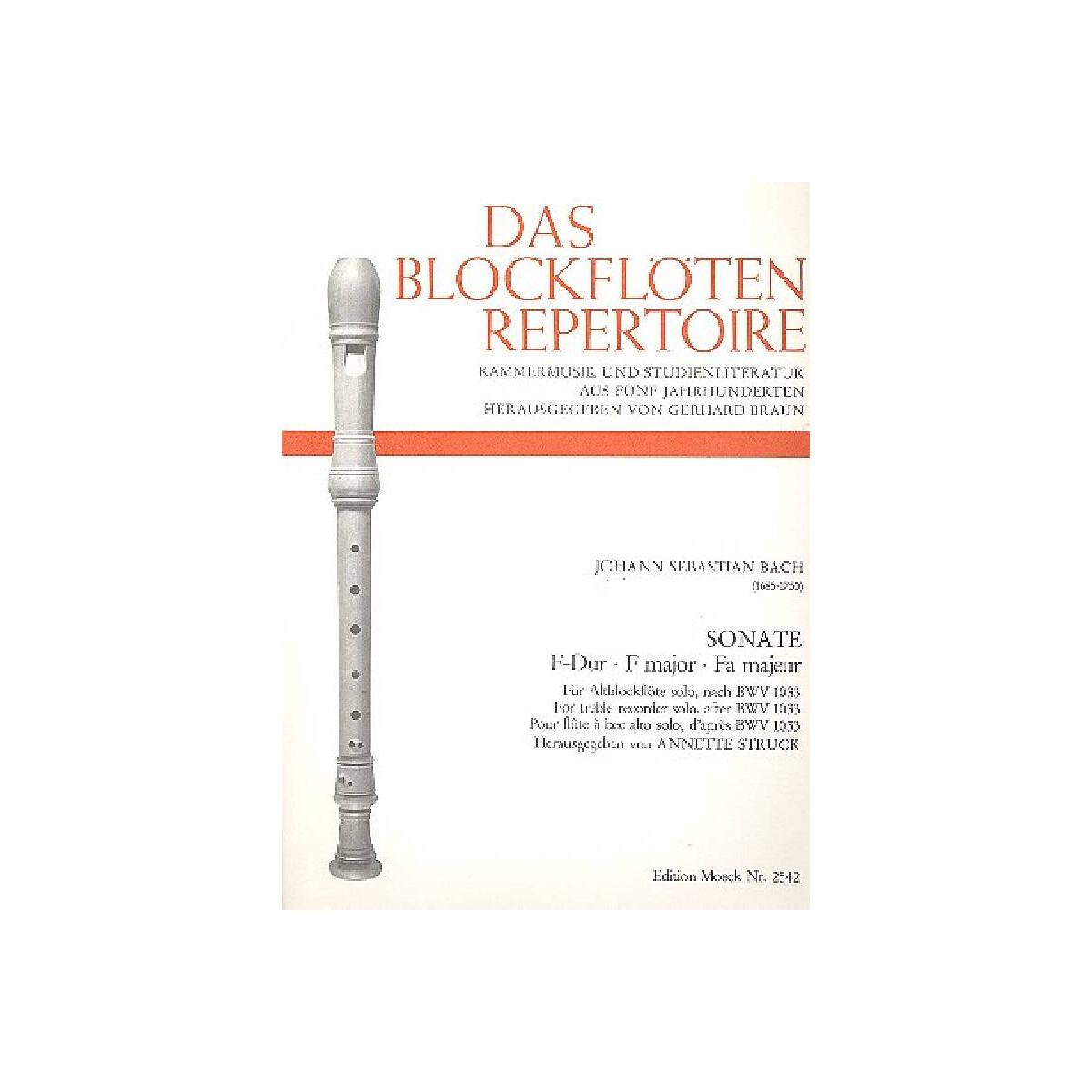 Sonate F-Dur nach BWV1033