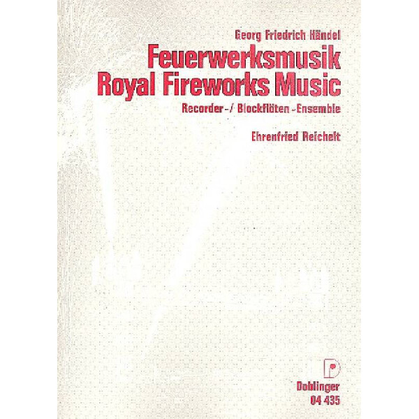 Feuerwerksmusik für Blockflötenensemble