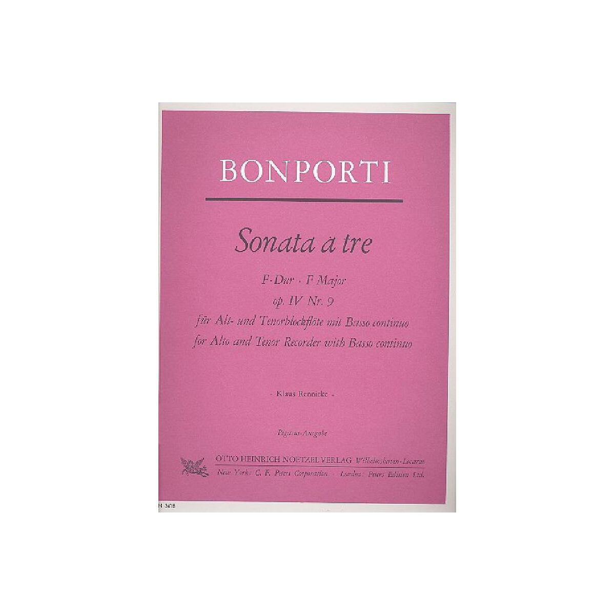 Sonata a tre F-Dur op.4,9 für box