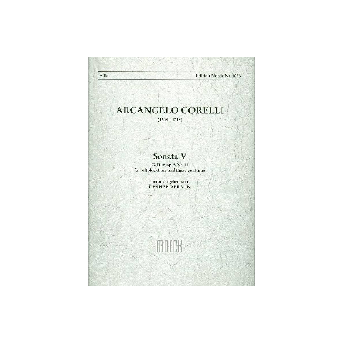 Sonata G-Dur op.5,11 für Altblockfl box