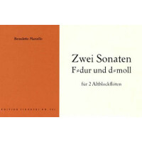 2 Sonaten für 2 Altblockflöten