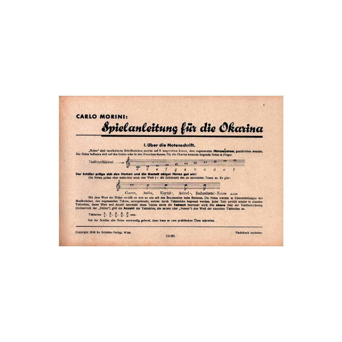 Spielanleitung für Okarina box