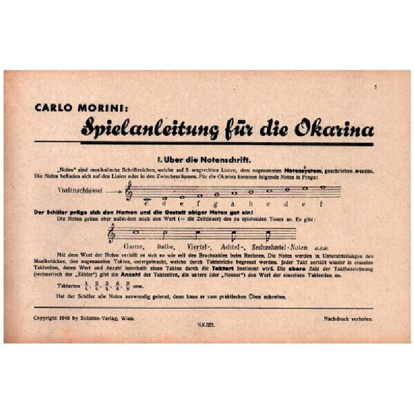 Spielanleitung für Okarina