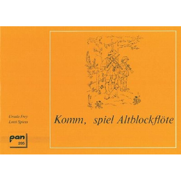 Komm spiel Altblockflöte