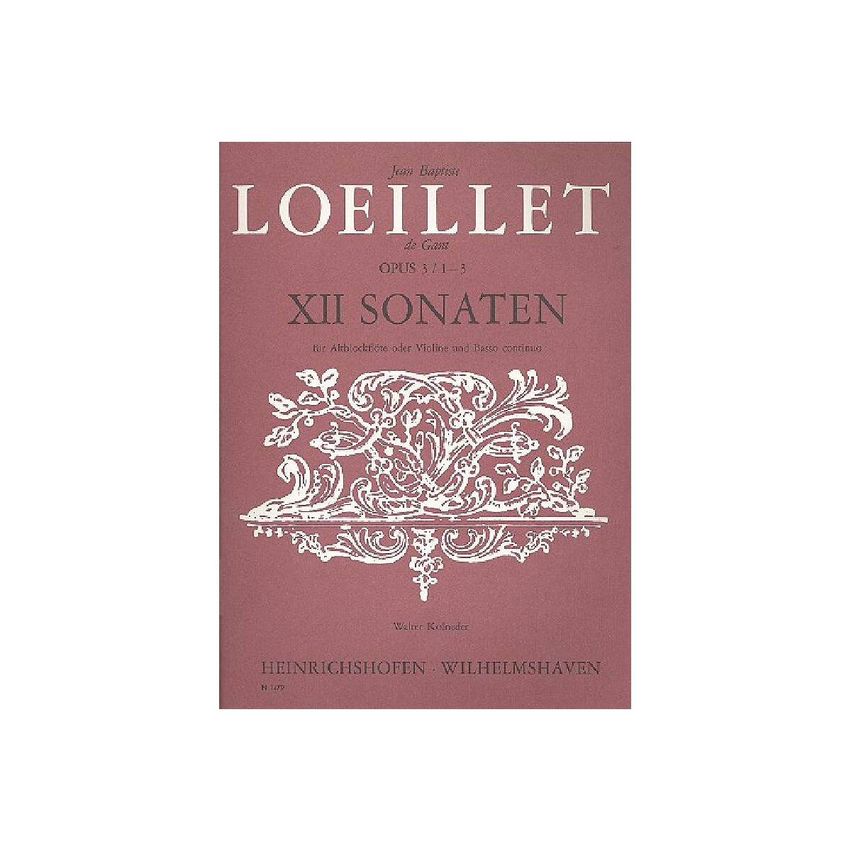 12 Sonaten op.3 Band 1 (Nr.1-3) box
