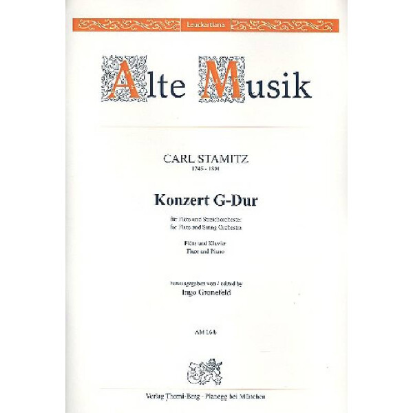 Konzert G-Dur für Flöte und Streicher