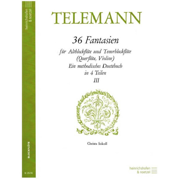 36 Fantasien Band 3 (Nr.19-26)