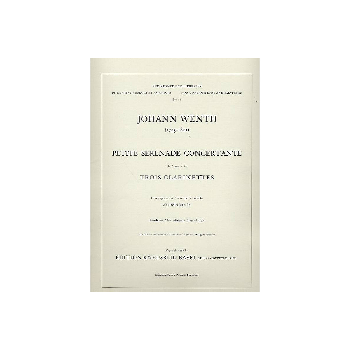 Petite sérénade concertant box