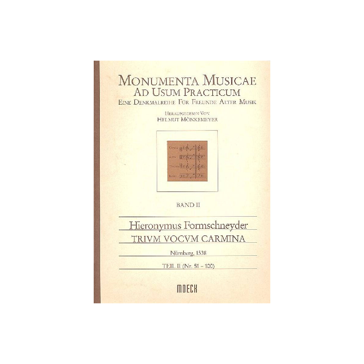 Trium vocum carmina Band 2