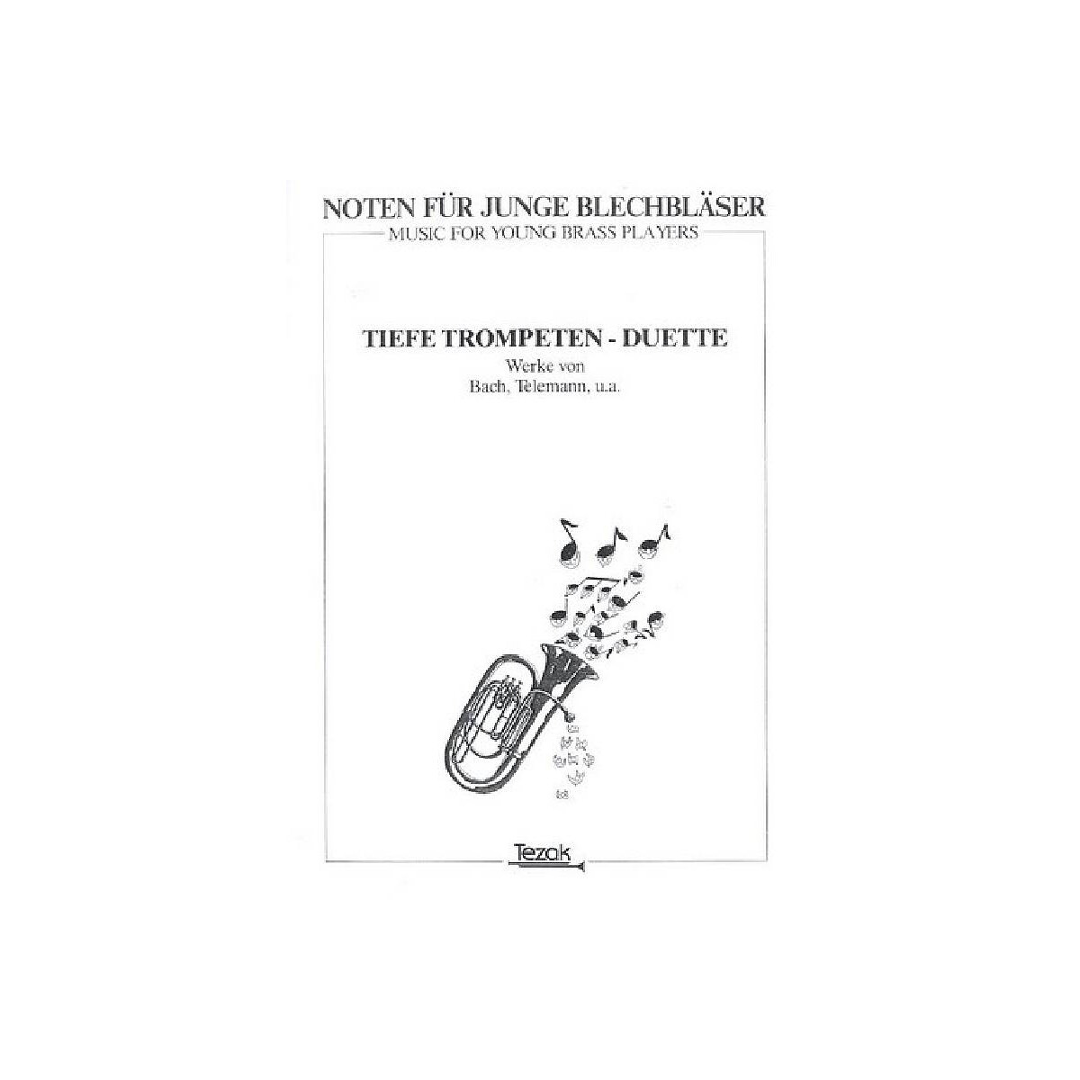 Tiefe Trompeten-Duette - trumpet duets i box