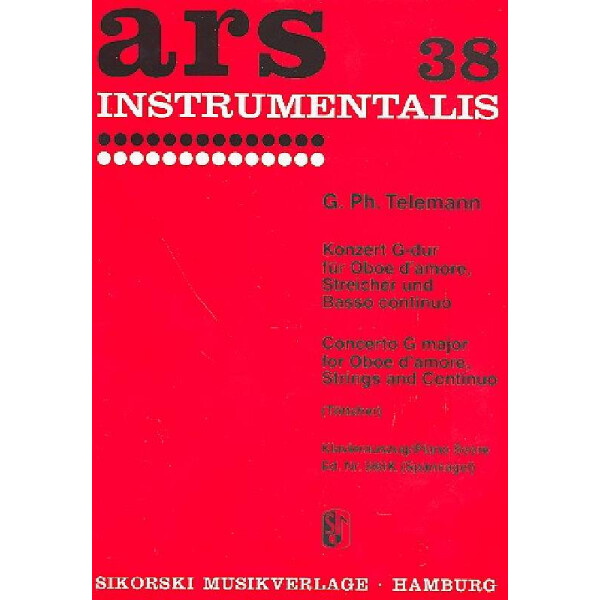 Konzert G-Dur TWV51:G3 für