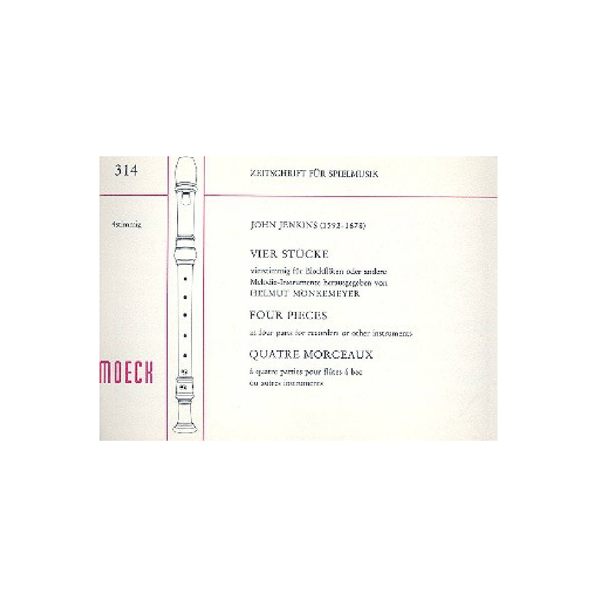 4 Stücke für 4 Blockflöte box