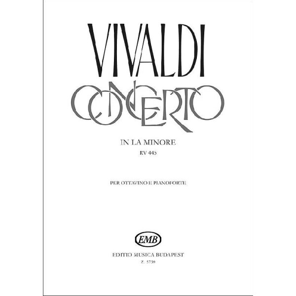 Konzert a-Moll RV445 für Ottavino