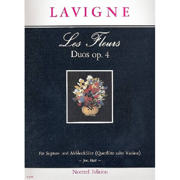 Les Fleurs op.4 Duos für 2 Blockflöten (S/A)