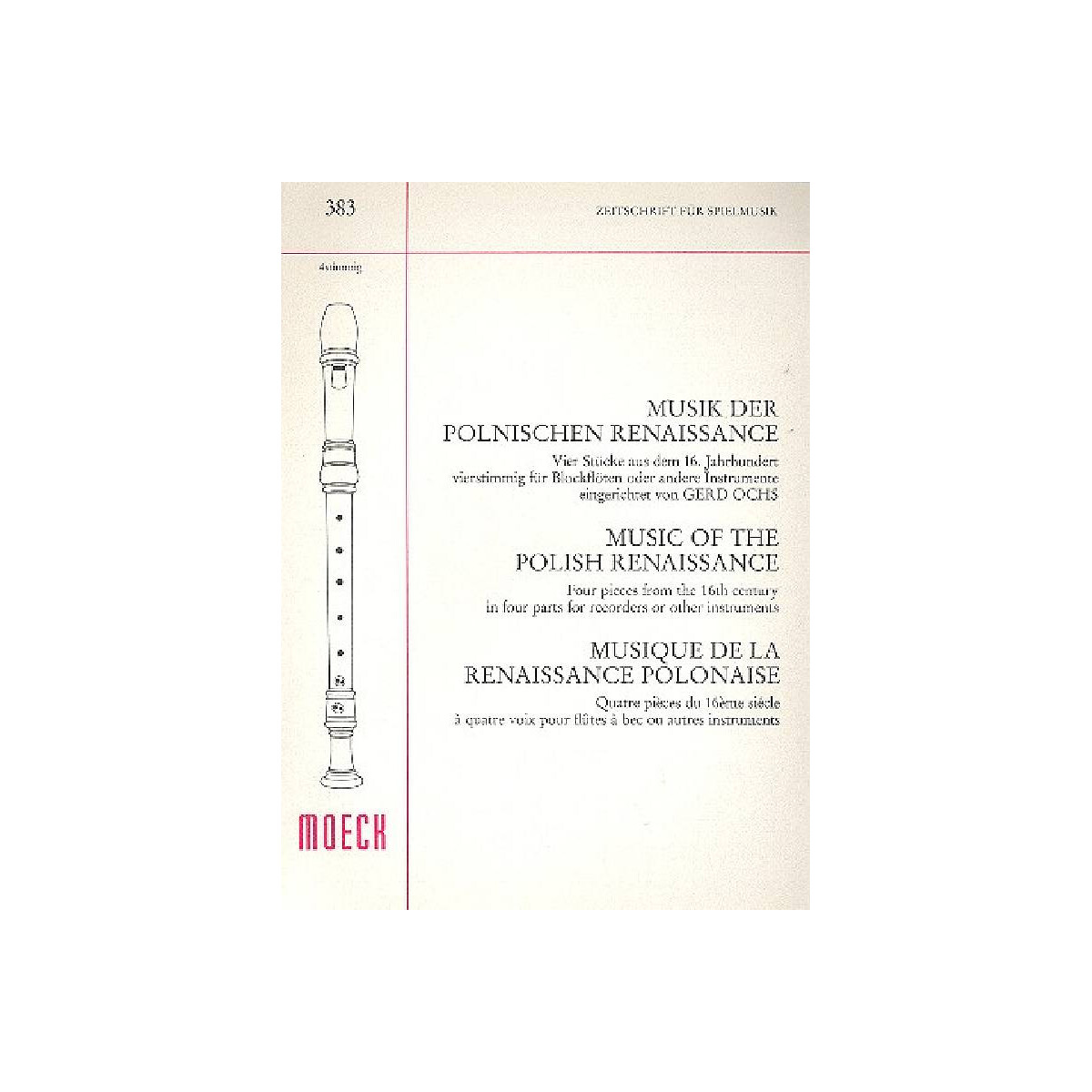 Musik der polnischen Renaissance box