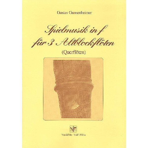 Spielmusik in F für 3 Altblockflöten